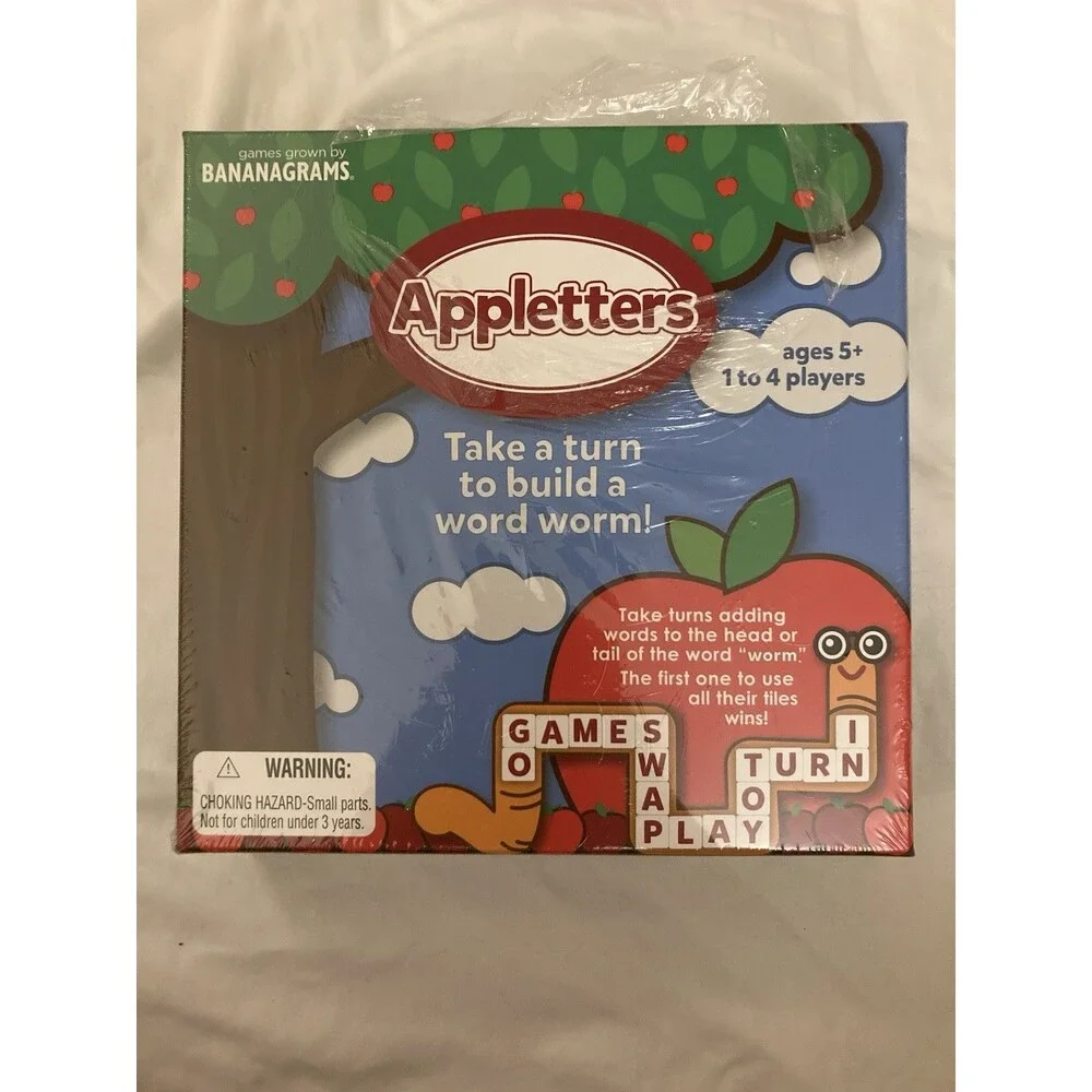Appleletters Word Game by Bananagrams Educational Family Game New